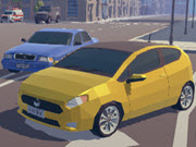 3D City: 2 Player Racing webGL